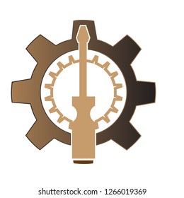 
vector logo setting vector design