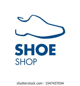 Vector logo for shoes and sneakers store