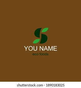 Logo vector para una tienda de productos ecológicos.