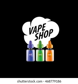 vector logo for the shop of electronic cigarettes