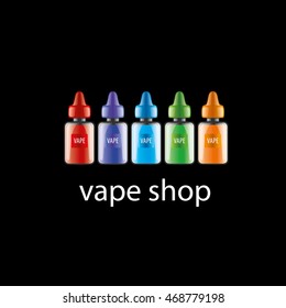 vector logo for the shop of electronic cigarettes