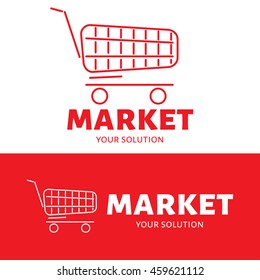 Vector logo shopping cart
