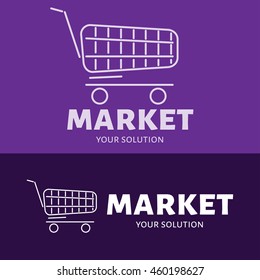 Vector logo shopping cart