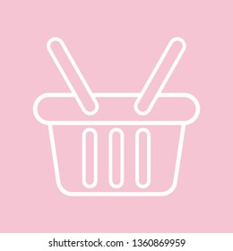 Vector logo shopping cart, shopping icon. Cover of social networks.