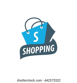 Vector logo shopping, market