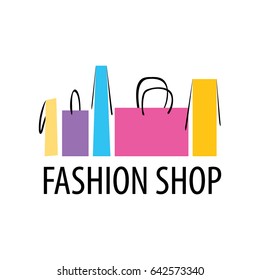 Vector logo shopping, market
