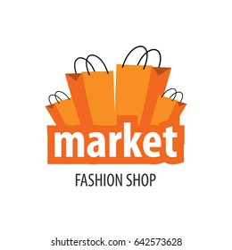Vector logo shopping, market