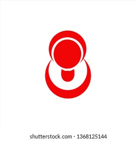 vector logo of simple figure for office and business