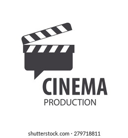 vector logo Slate Board for shooting movies