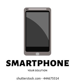 Vector logo smartphone. Brand's logo in the form of a smartphone