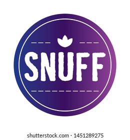 Vector Logo Of Snuff And Chewing Tobacco