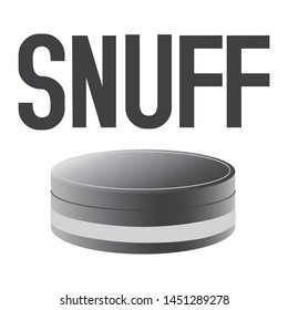 Vector Logo Of Snuff And Chewing Tobacco