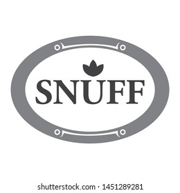 Vector Logo Of Snuff And Chewing Tobacco