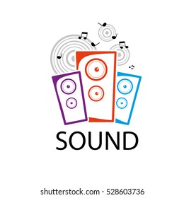 vector logo sound