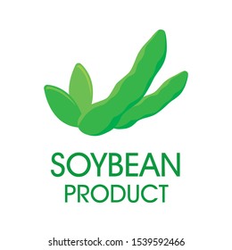 Vector logo of soybean and agricultural products