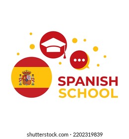Logo vectorial de la escuela de español