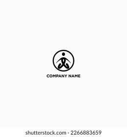 vector logo for sport in abstract style