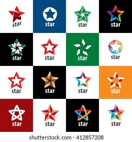 vector logo star