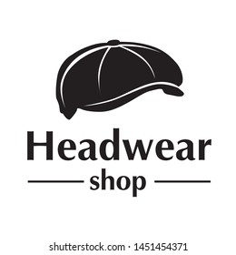 vector logo for store hats, caps