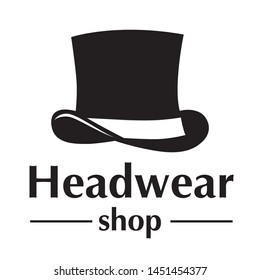 vector logo for store hats, caps