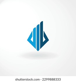 Vector Logo - Symbol Fly and Wings - Abstract Style Logo
