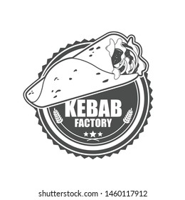 Vector logo or symbol template design for Kebab Shop