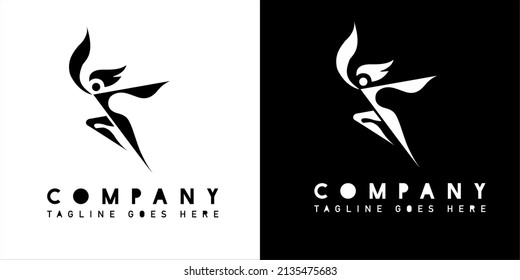 Vector logo take care of human