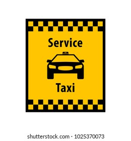 Vector logo taxi service
