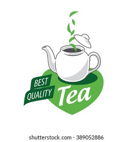 vector logo tea