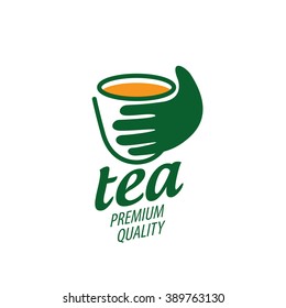 vector logo tea