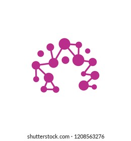 Vector logo technology abstract design template download