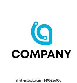 vector logo for technology company