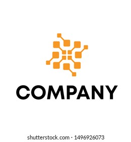vector logo for technology company