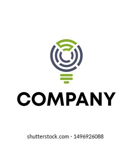vector logo for technology company