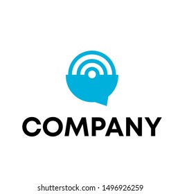 vector logo for technology company