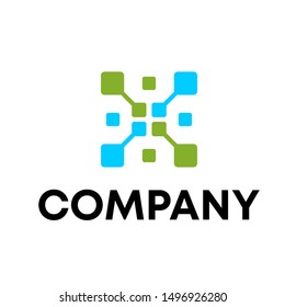 vector logo for technology company
