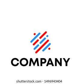 vector logo for technology company
