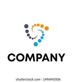 vector logo for technology company