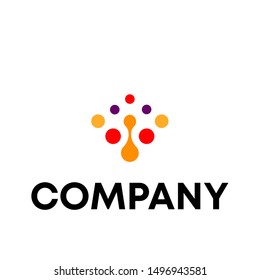 vector logo for technology company