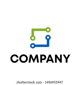 vector logo for technology company