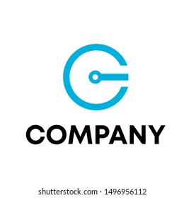 vector logo for technology company