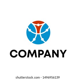 vector logo for technology company