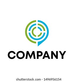 vector logo for technology company