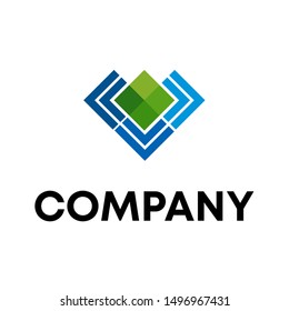 vector logo for technology company