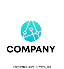 vector logo for technology company
