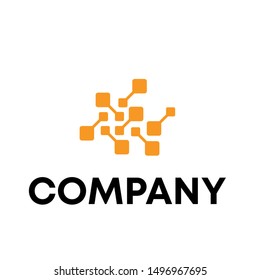 vector logo for technology company