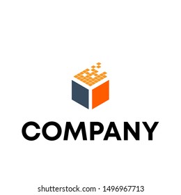 vector logo for technology company