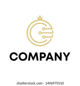 vector logo for technology company