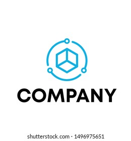 vector logo for technology company