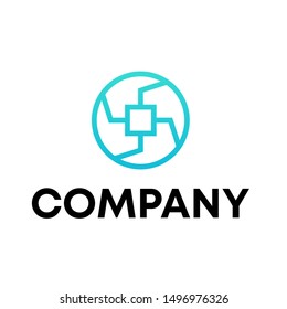 vector logo for technology company
